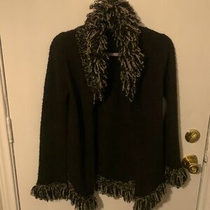 Fringe Vintage sweater/shawl.circa90s!